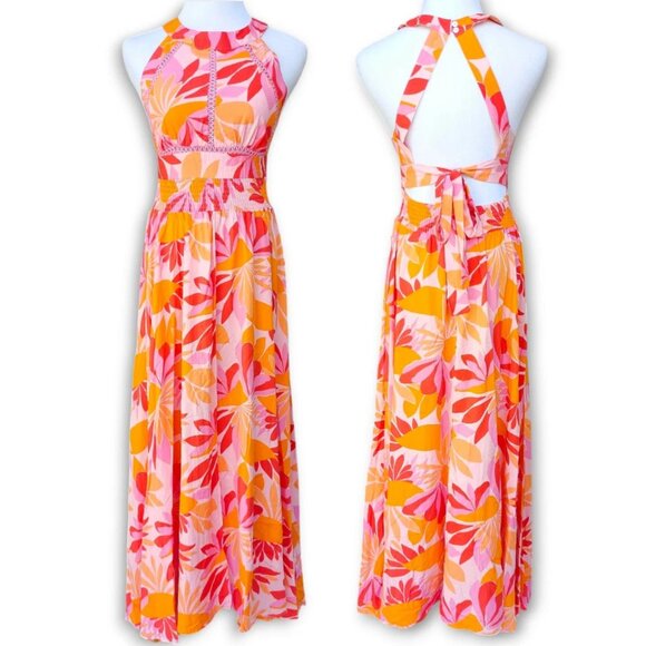 Anthropologie Abel The Label Rumi Halter Maxi Dress - Picture 9 of 9